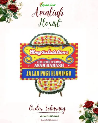 Bunga Papan Congratulation di Ban